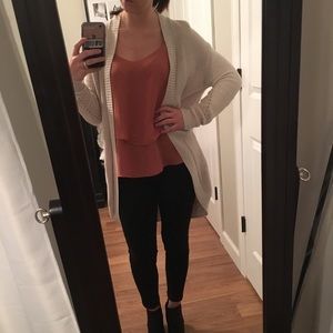 American Eagle Cream Cardigan